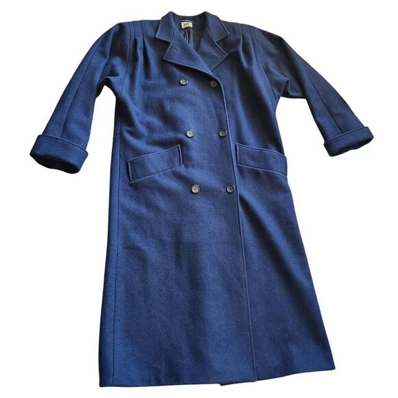 Vintage Wool Coat Womens 8 Central Park International CPI Pure New Wool Outerwea - Picture 2 of 7